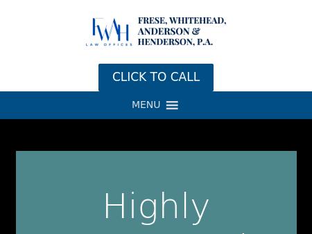 Frese, Hansen, Anderson, Anderson, Heuston & Whitehead, P.A.