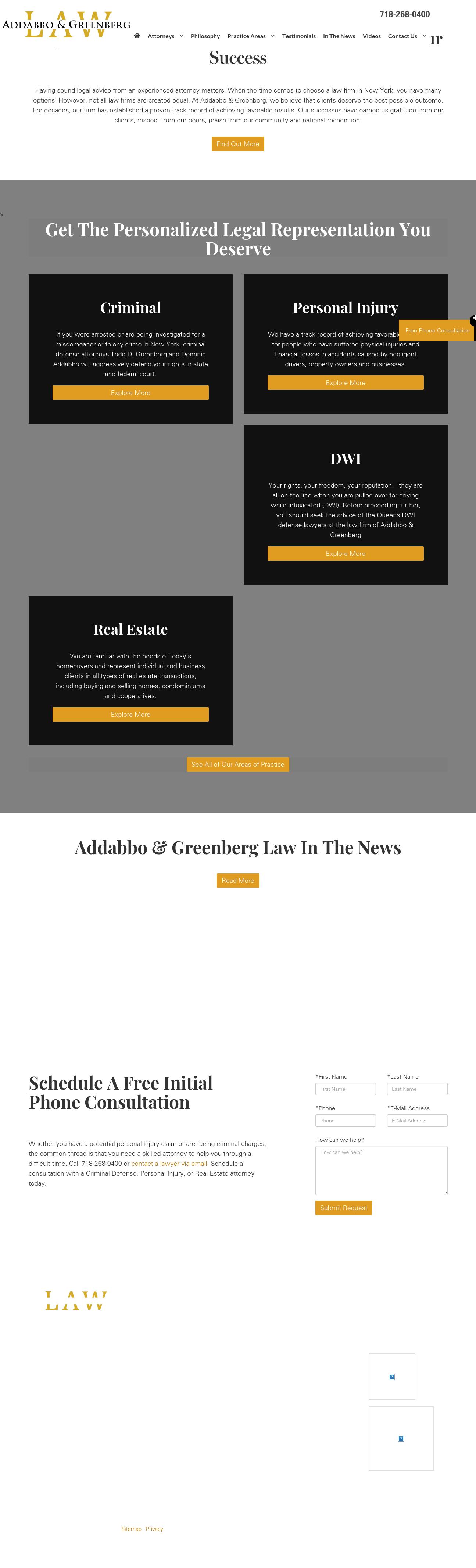 Addabbo & Greenberg - Forest Hills NY Lawyers