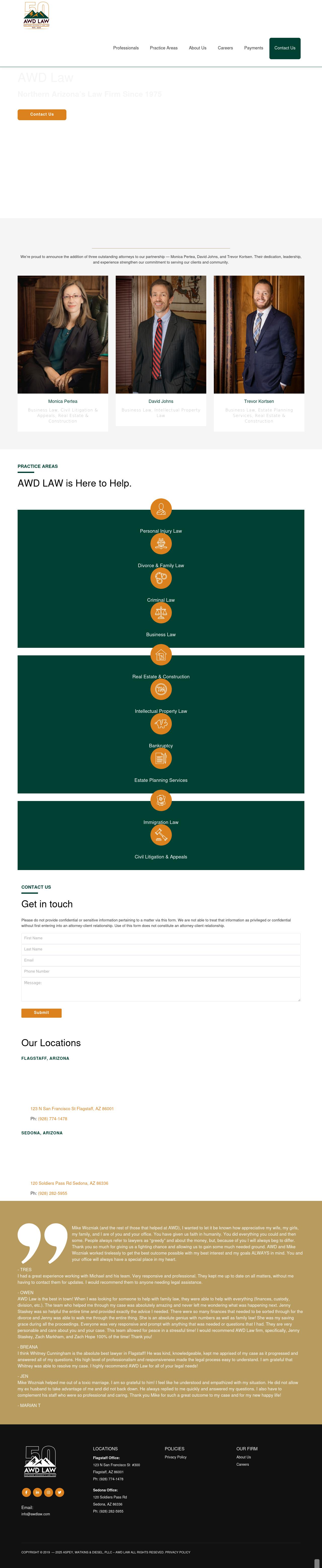 Aspey Watkins & Diesel PLLC - Sedona AZ Lawyers