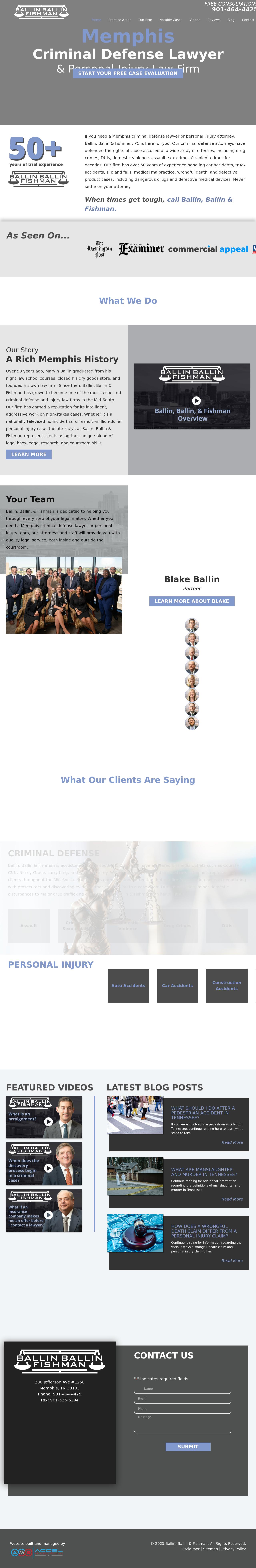 Ballin, Ballin & Fishman, PC - Memphis TN Lawyers