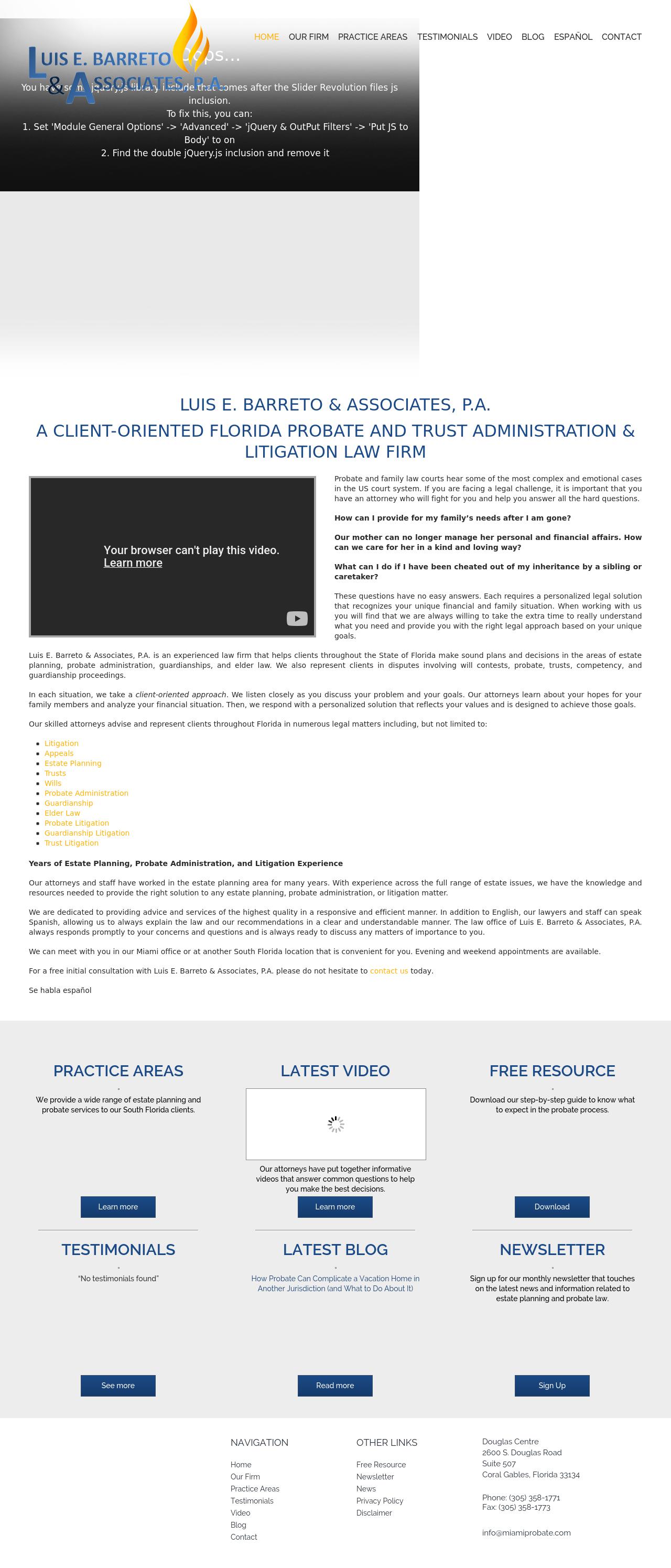 Barreto & Romero, P.A. - Miami FL Lawyers