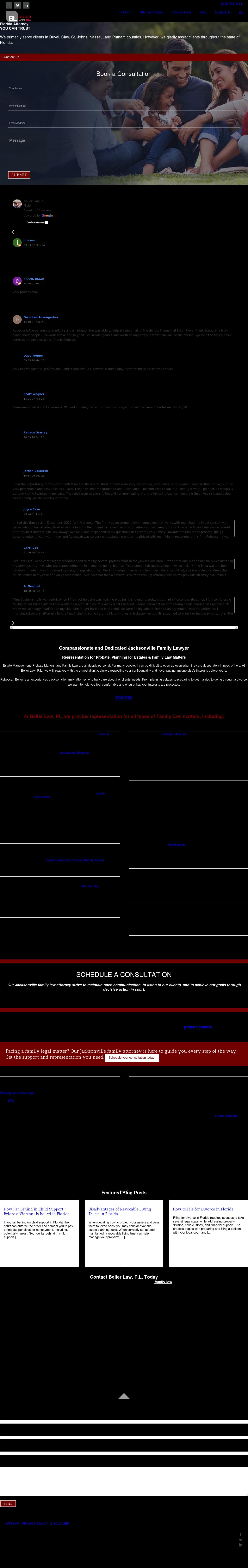 Beller & Bustamante, P.L. - Jacksonville FL Lawyers