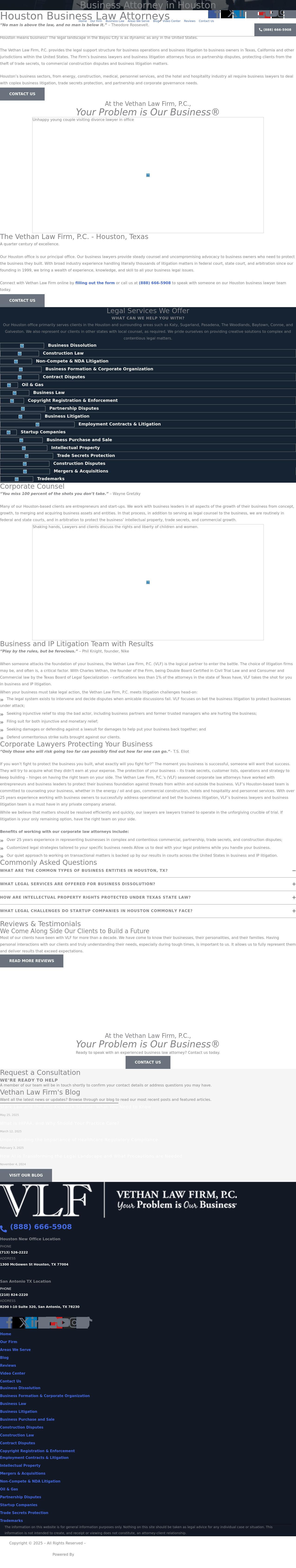 Vethan Law Firm P.C. - Houston TX Lawyers