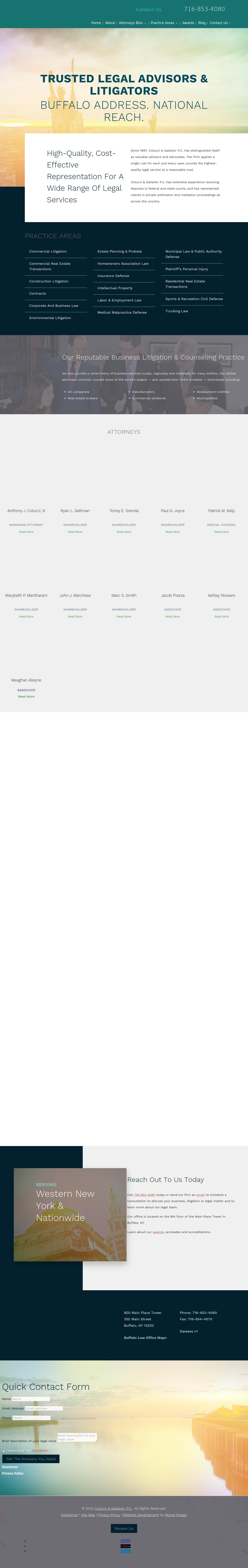 Colucci & Gallaher, P.C. - Buffalo NY Lawyers