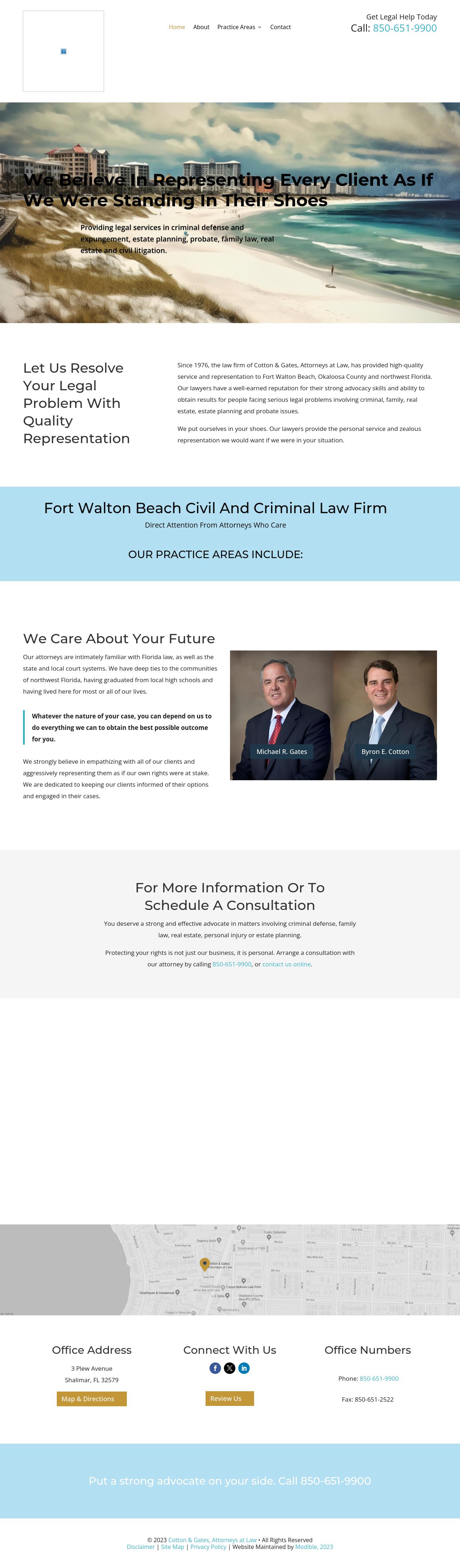 Cotton & Gates, Attorneys at Law - Shalimar FL Lawyers