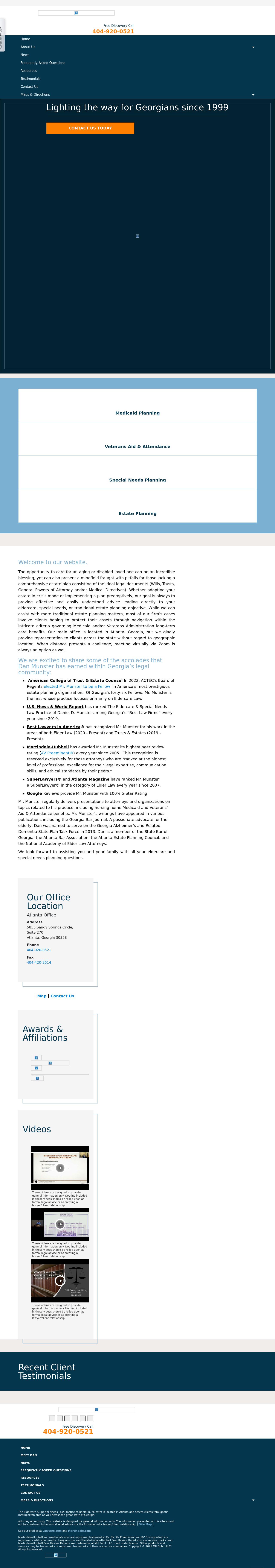 Daniel D. Munster, P.C. - Atlanta GA Lawyers