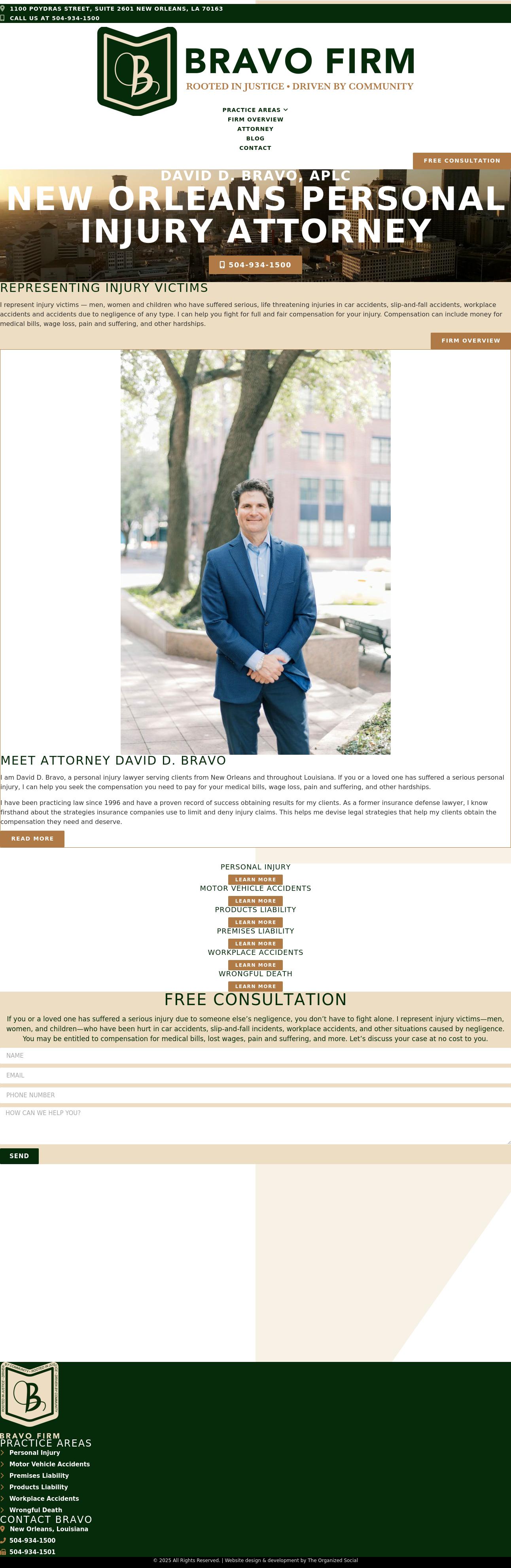 David D. Bravo - New Orleans LA Lawyers