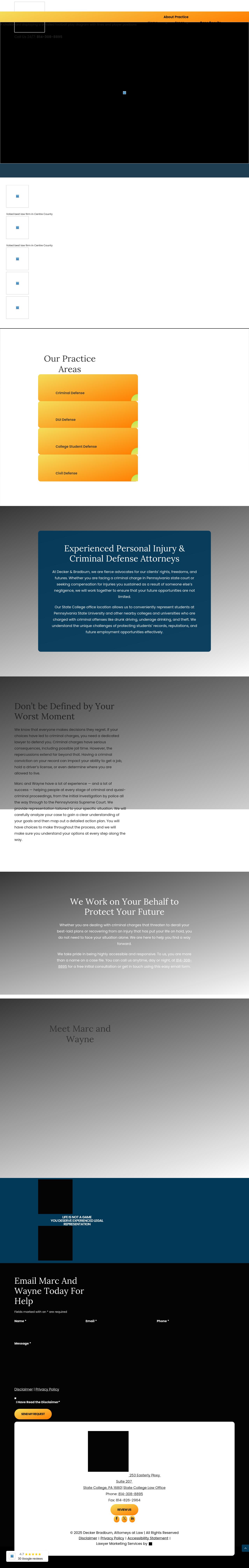 Decker Bradburn, Attorneys at Law - State College PA Lawyers