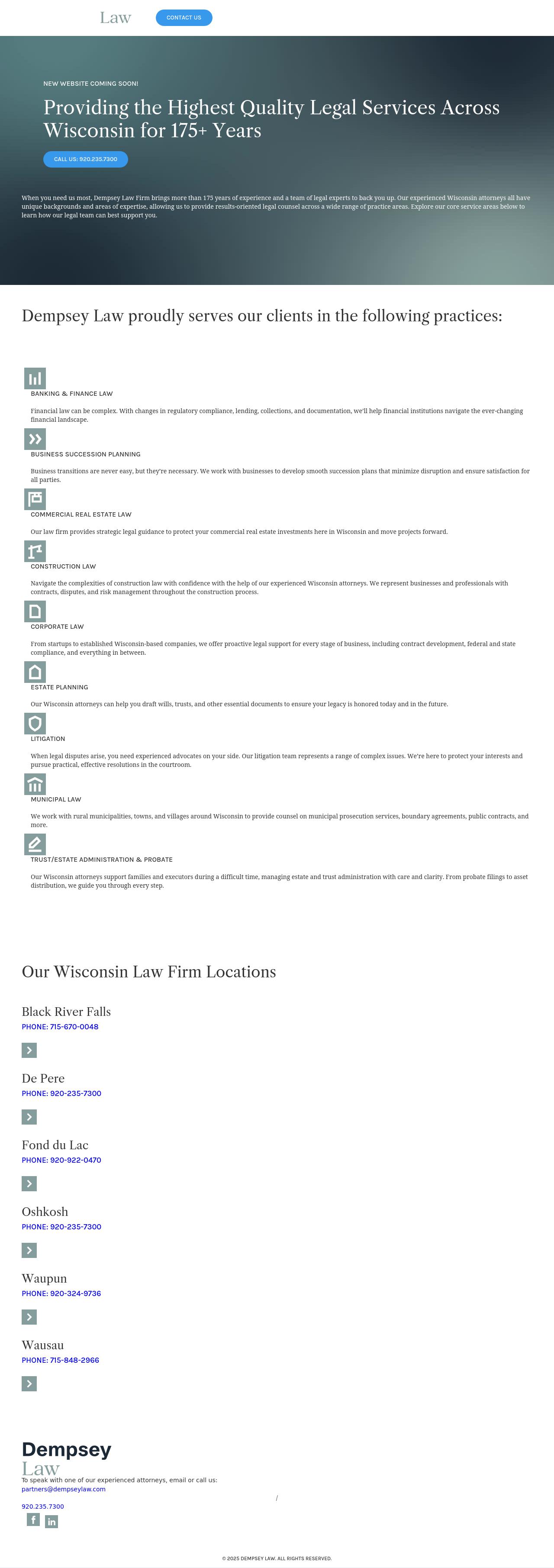 Dempsey Law Firm, LLP - Oshkosh WI Lawyers