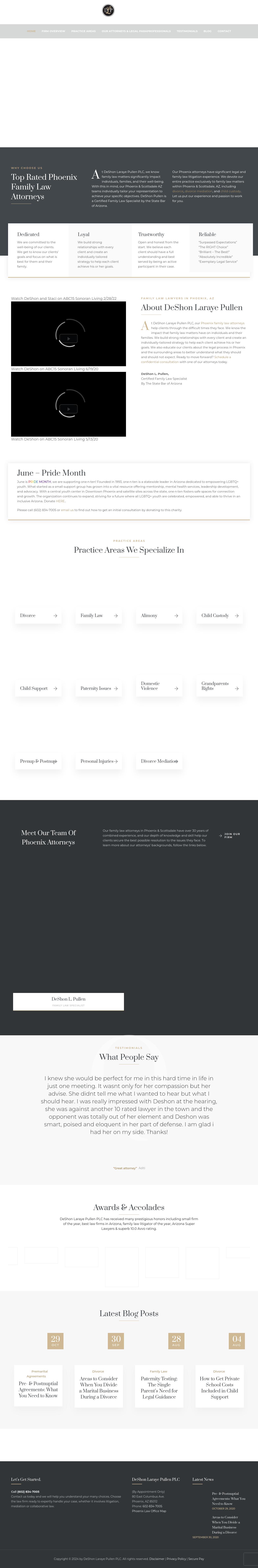 DeShon Laraye Pullen PLC - Phoenix AZ Lawyers