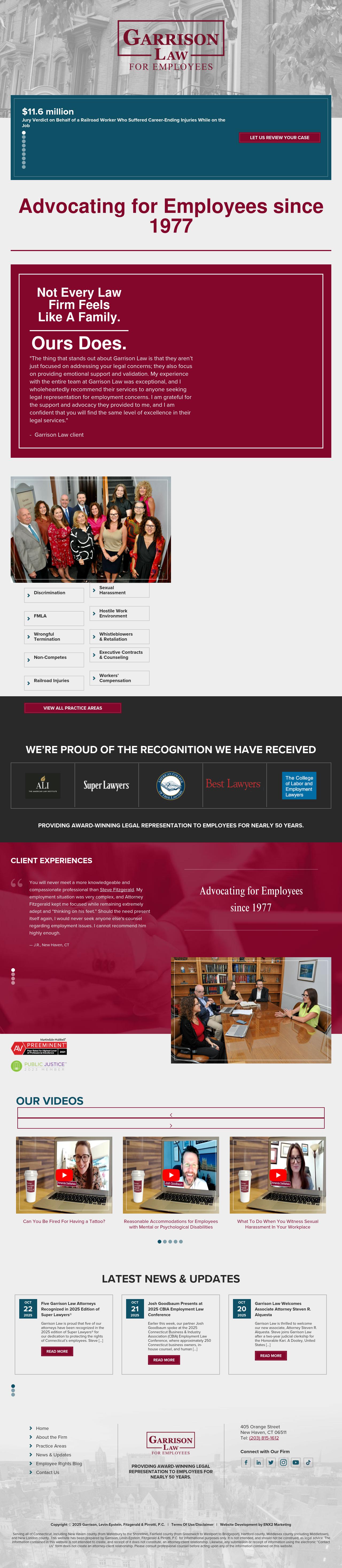 Garrison, Levin-Epstein, Richardson, Fitzgerald & Pirrotti, P.C. - New Haven CT Lawyers