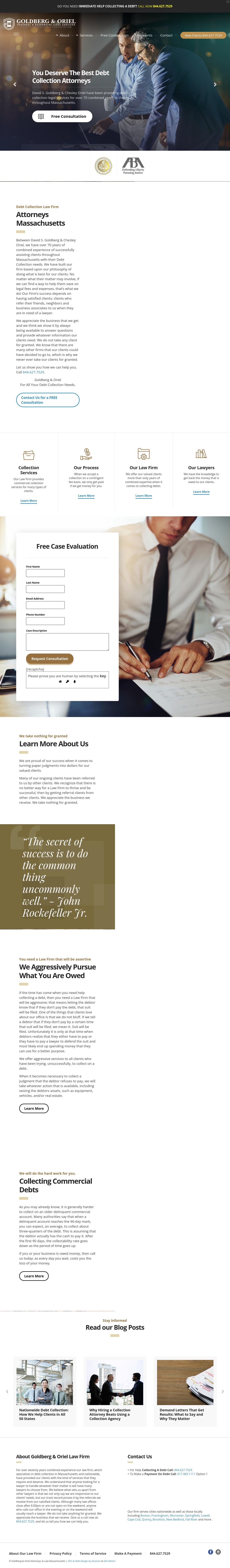 Goldberg & Oriel - Framingham MA Lawyers