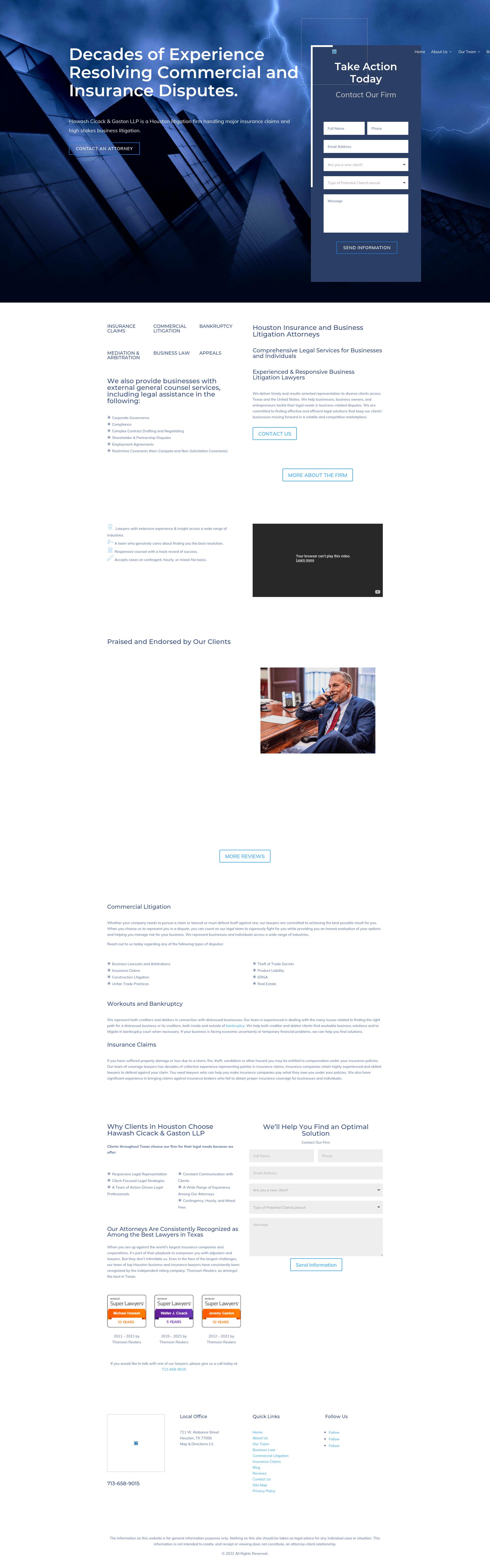 Hawash Cicack & Gaston, LLP - Houston TX Lawyers