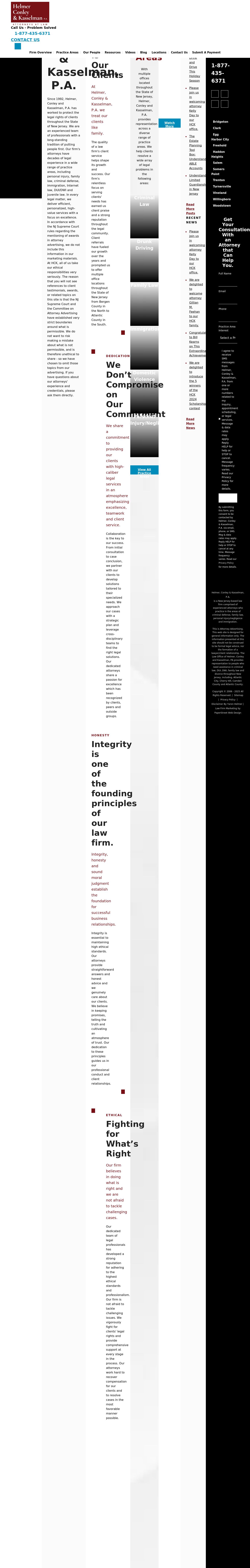 Helmer, Conley & Kasselman, P.A. - Freehold NJ Lawyers