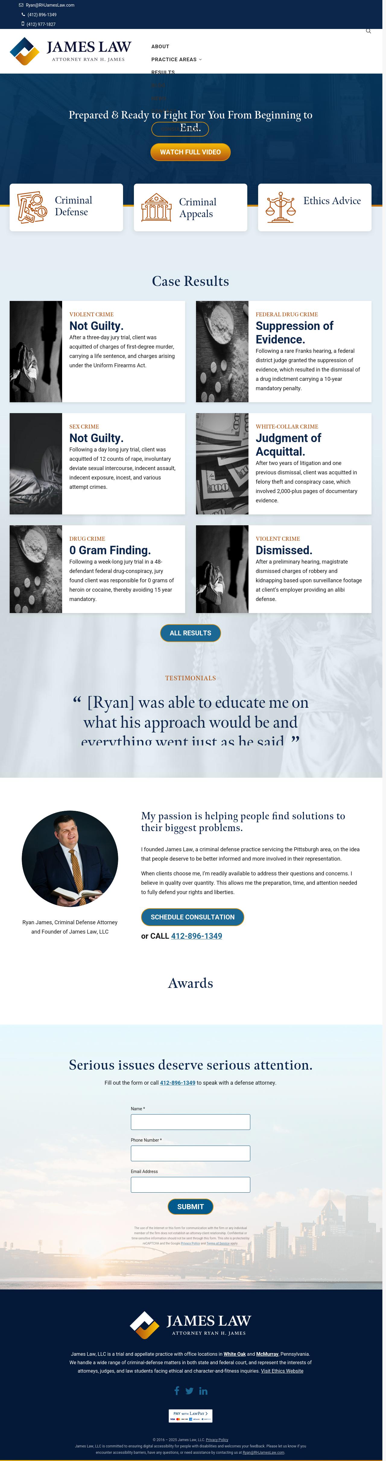 James Law, LLC - White Oak PA Lawyers