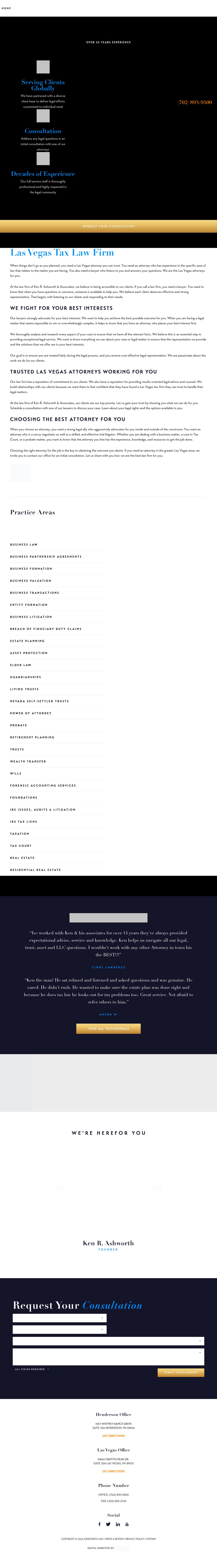 Ken R. Ashworth & Associates - Las Vegas NV Lawyers