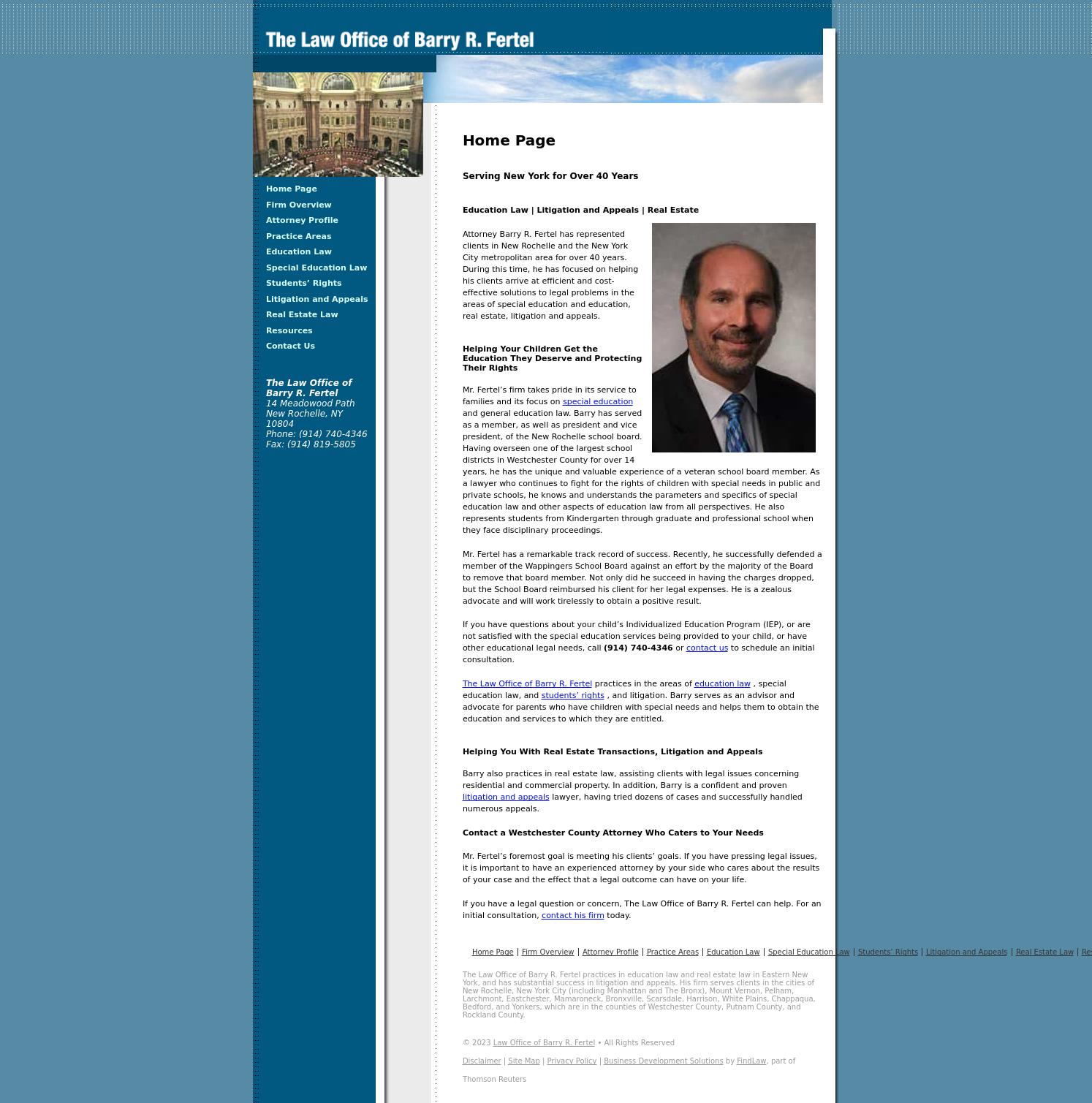 Law Office of Barry R. Fertel - New Rochelle NY Lawyers