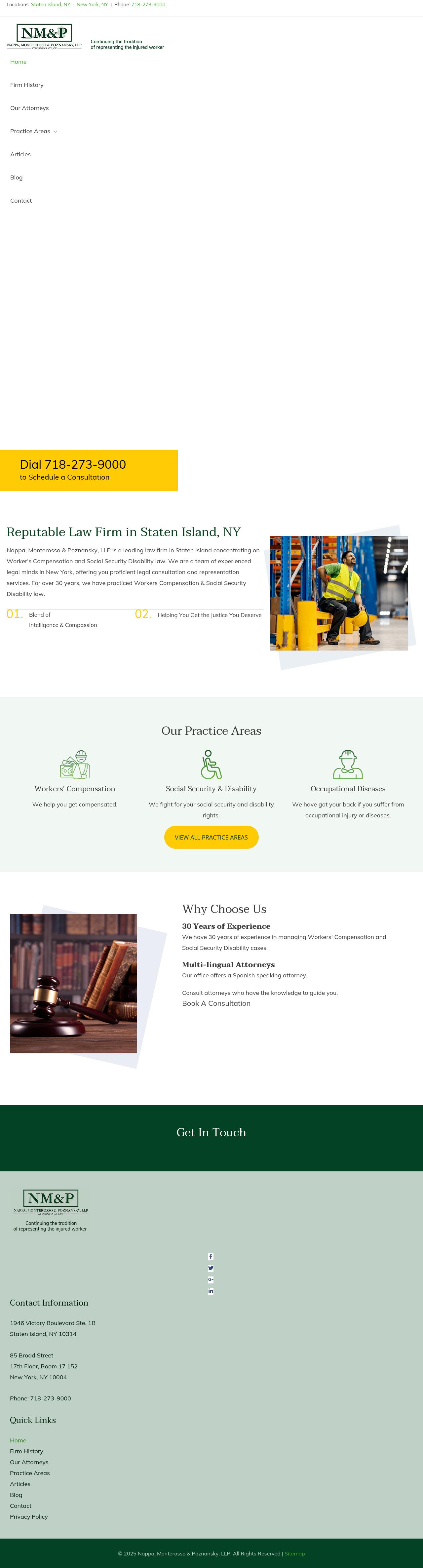 Law office of Jonathan H. Poznansky - Staten Island NY Lawyers