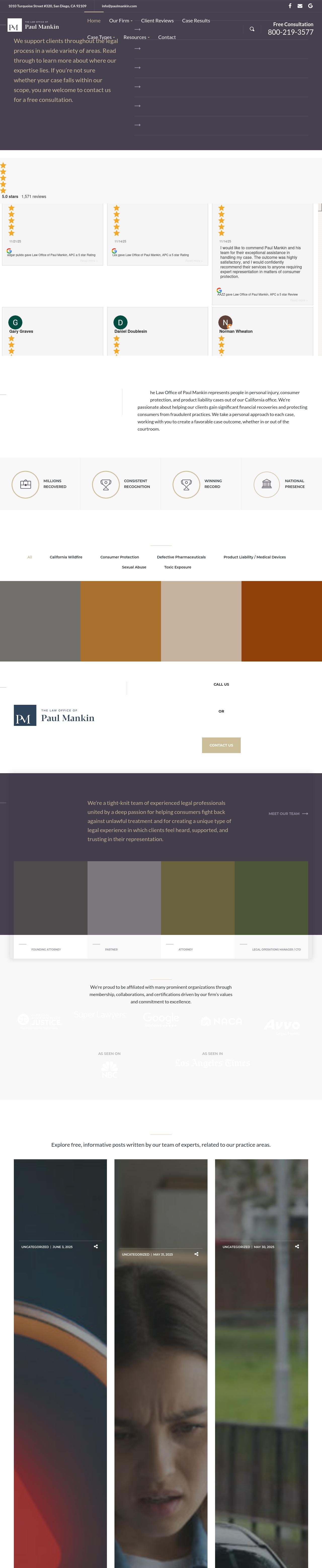 Law Office of Paul Mankin - San Diego CA Lawyers