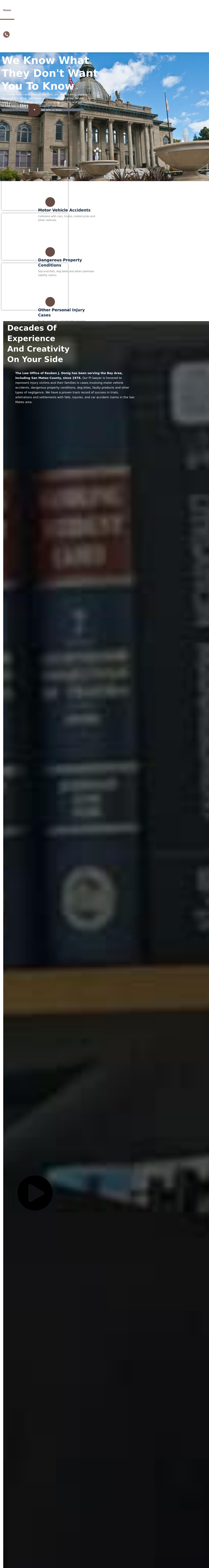 Law Office of Reuben J. Donig - San Mateo CA Lawyers