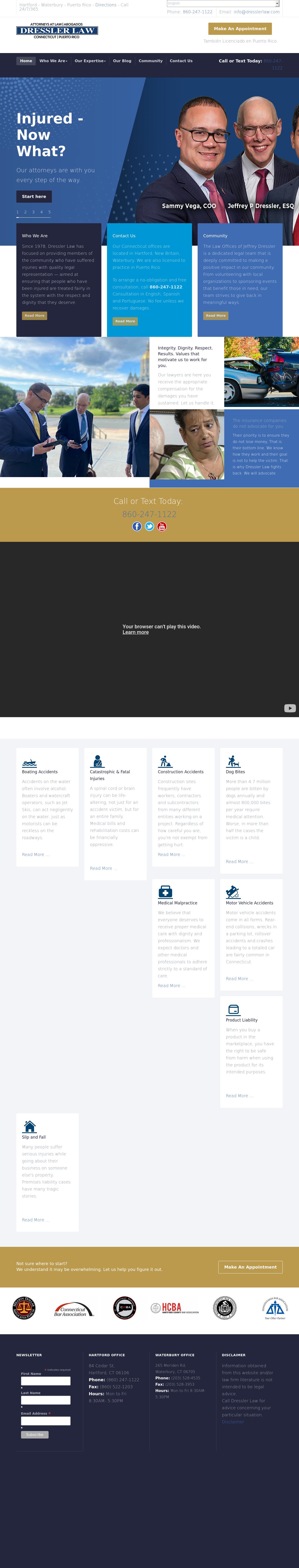 Law Offices of Dressler Strickland - New Britain CT Lawyers