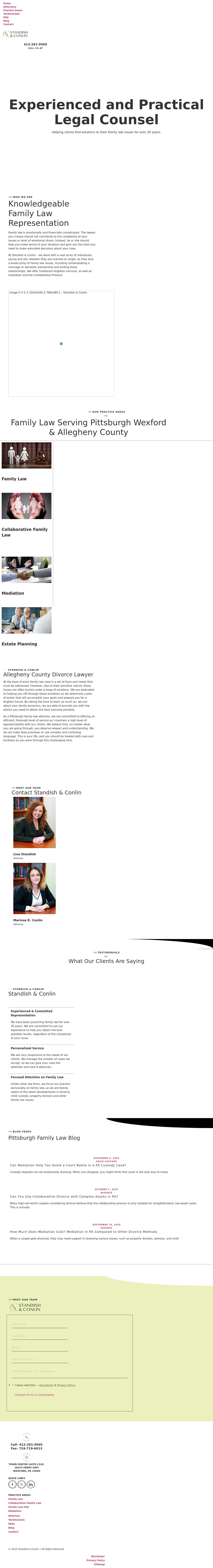 Law Offices of Lisa Standish - Wexford PA Lawyers