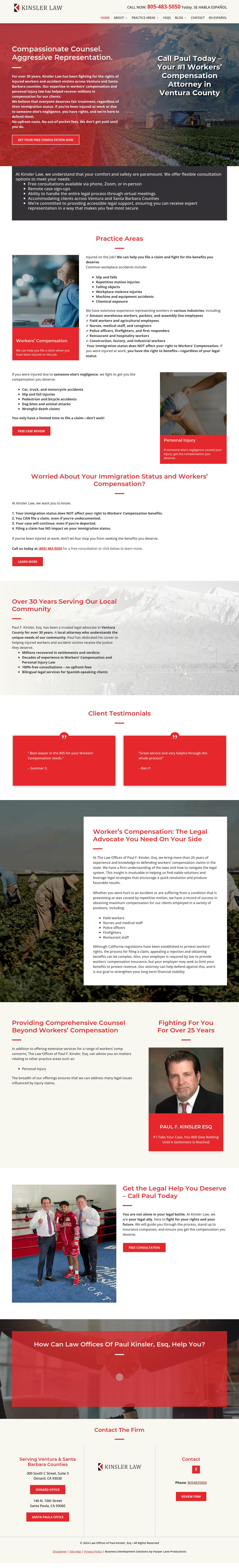 Law Offices of Paul F. Kinsler - Santa Maria CA Lawyers