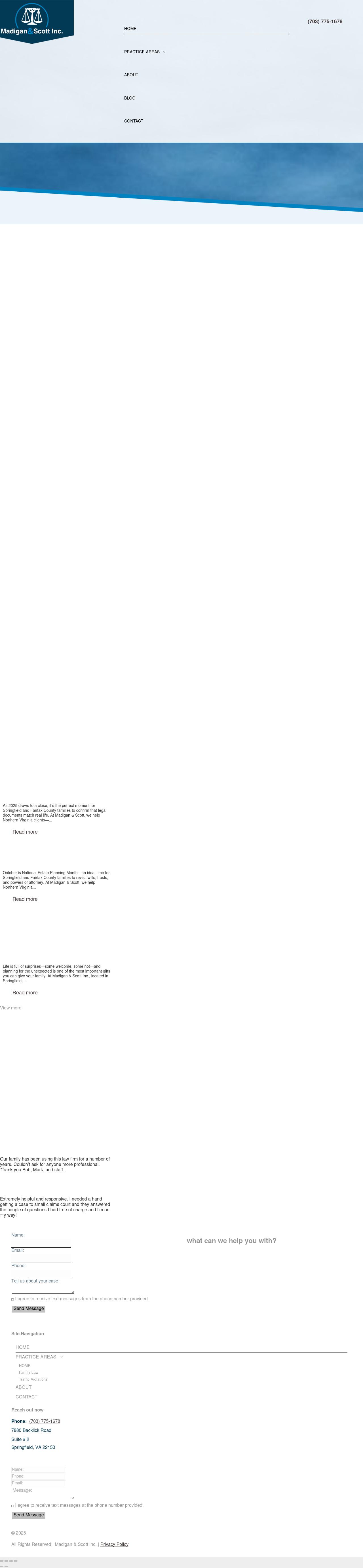 Madigan and Scott, Inc. - Springfield VA Lawyers