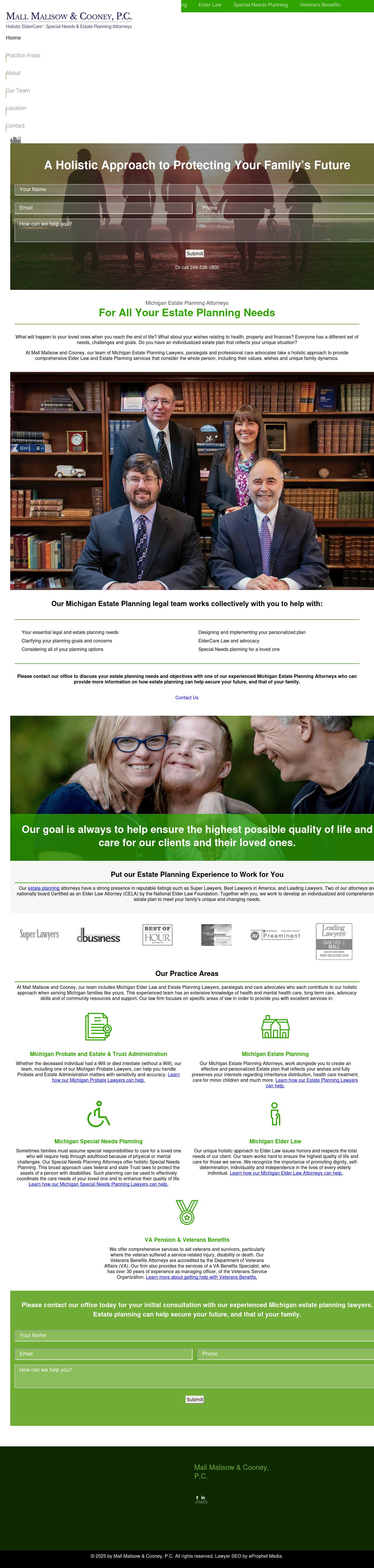 Mall Malisow & Cooney, P.C. - Farmington Hills MI Lawyers