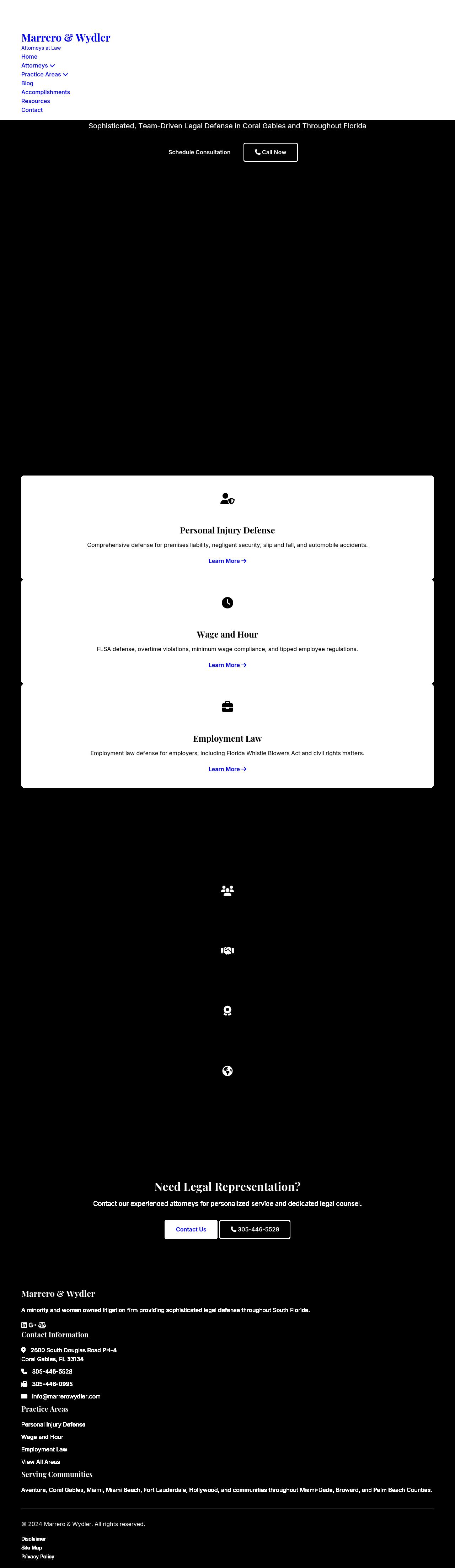 Marrero & Wydler - Coral Gables FL Lawyers