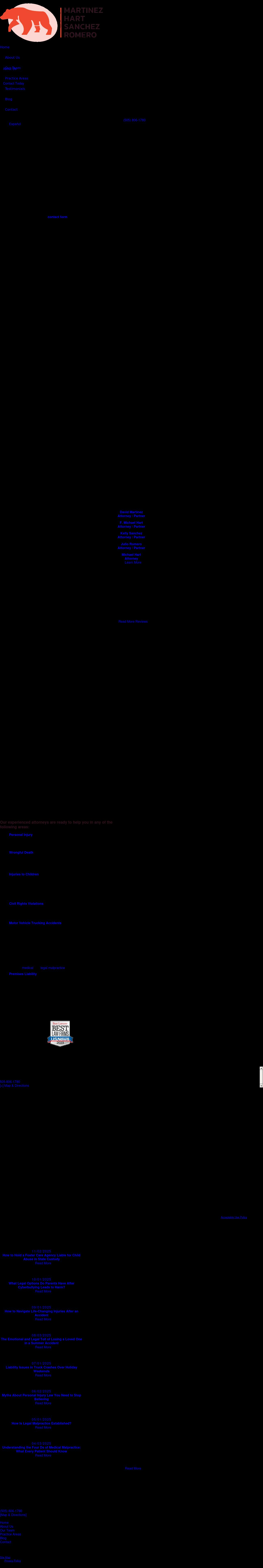 Martinez, Hart & Thompson, P.C. - Albuquerque NM Lawyers