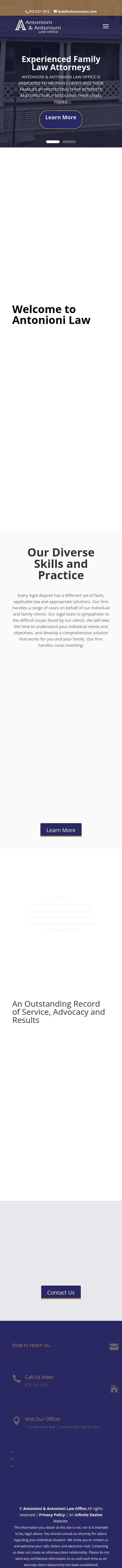 Antonioni & Antonioni Law Office - Leominster MA Lawyers