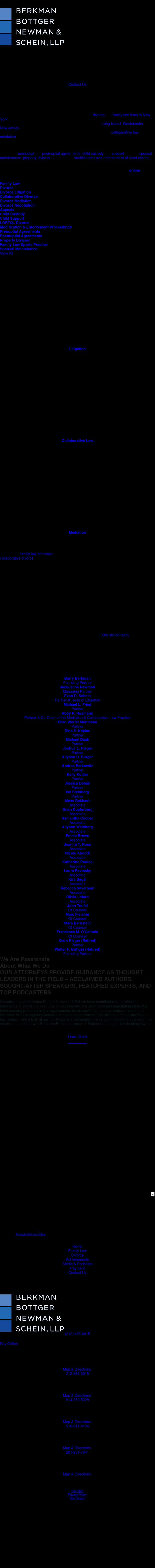 Berkman, Bottger, Newman, & Rodd, LLP - New York NY Lawyers