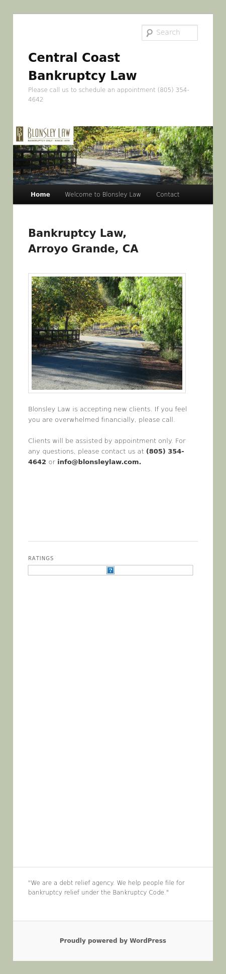 Blonsley Law - Arroyo Grande CA Lawyers