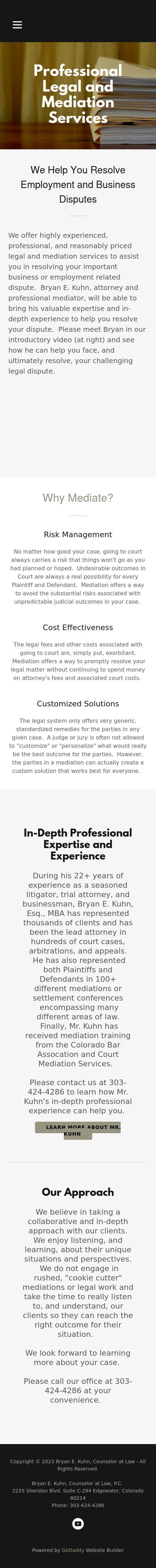 Bryan E. Kuhn, Counselor at Law, P.C. - Denver CO Lawyers