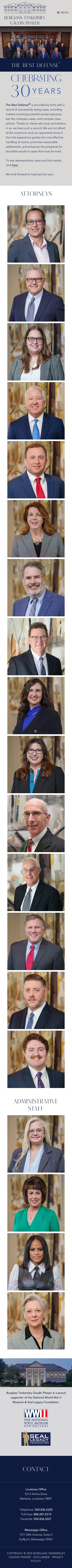 Burglass & Tankersley, L.L.C. - Metairie LA Lawyers