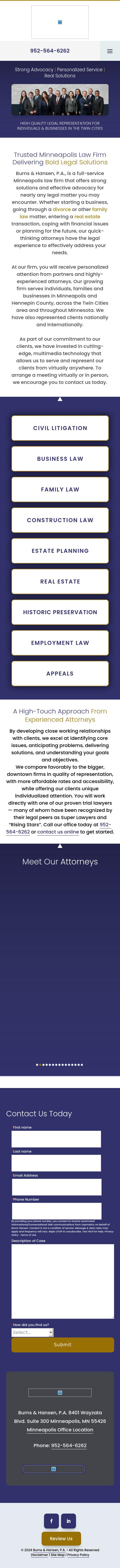 Burns & Hansen, P.A. - Minneapolis MN Lawyers