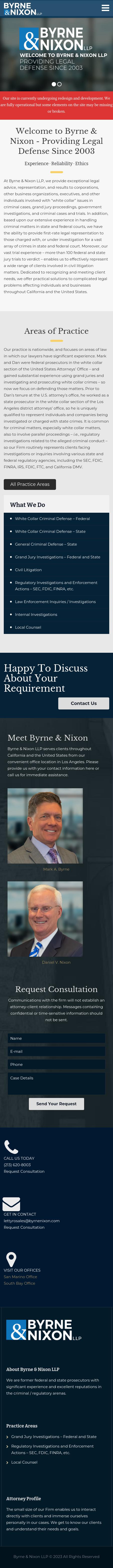 Byrne & Nixon LLP - Los Angeles CA Lawyers