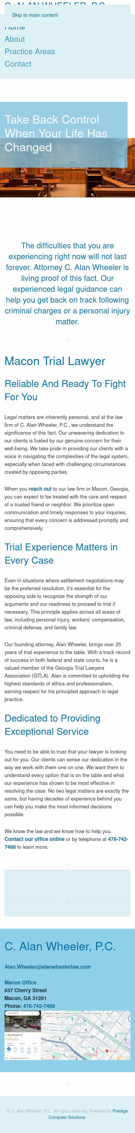 C. Alan Wheeler, P.C. - Macon GA Lawyers