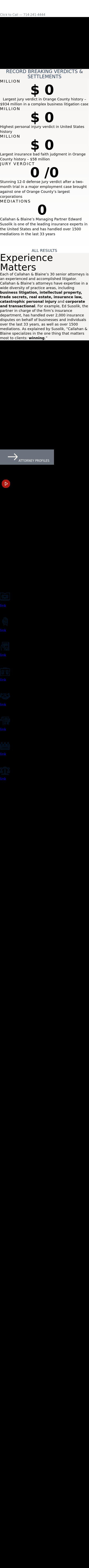 Callahan & Blaine - Santa Ana CA Lawyers