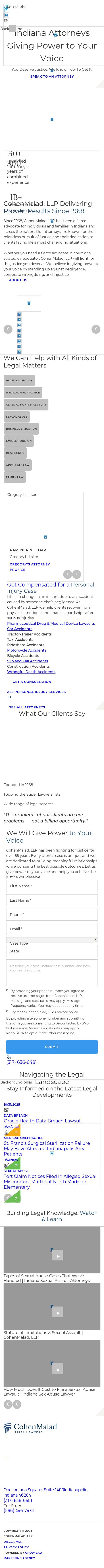 Cohen & Malad, LLP - Indianapolis IN Lawyers