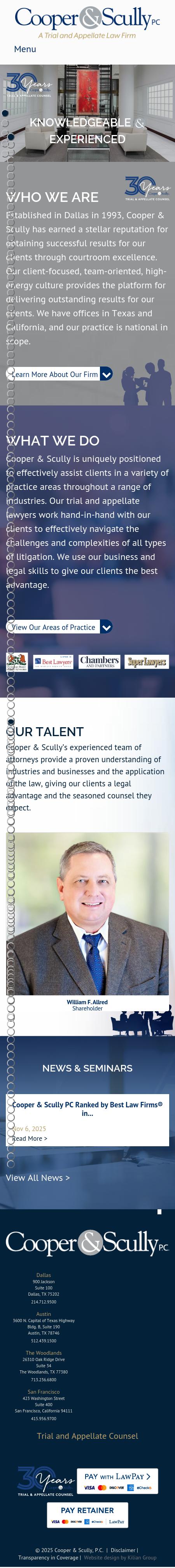 Cooper & Scully, P.C. - San Francisco CA Lawyers