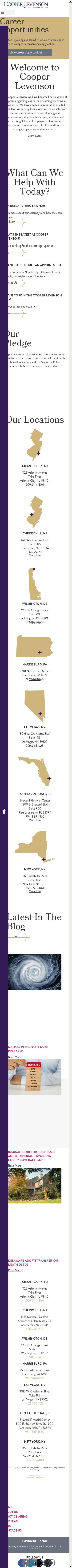 Cooper Levenson, P.A. - Bear DE Lawyers