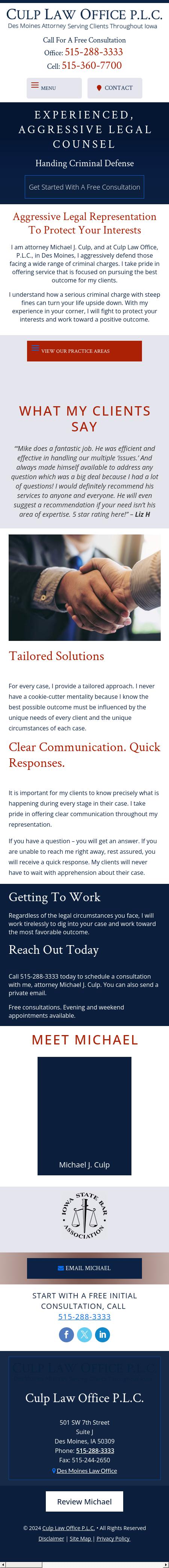 Culp, Doran & Genest, P.L.C - Des Moines IA Lawyers