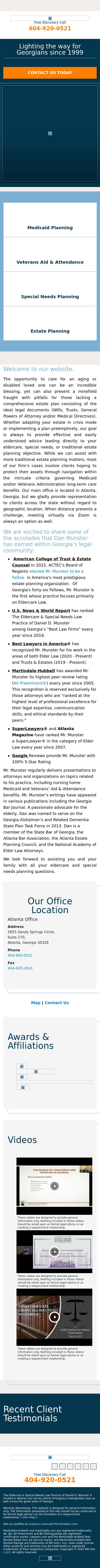 Daniel D. Munster, P.C. - Atlanta GA Lawyers