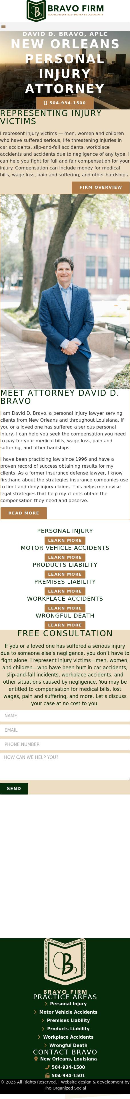 David D. Bravo - New Orleans LA Lawyers