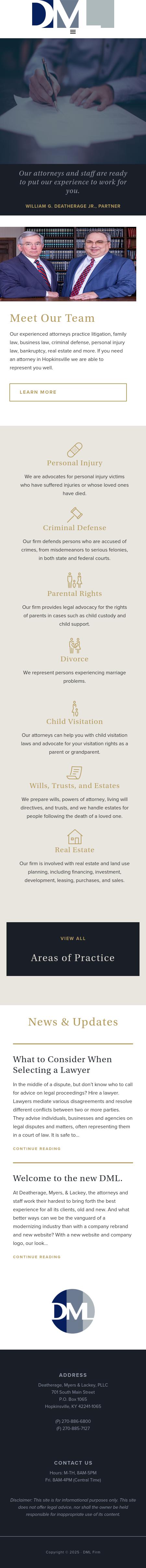 Deatherage, Myers & Lackey, PLLC - Hopkinsville KY Lawyers