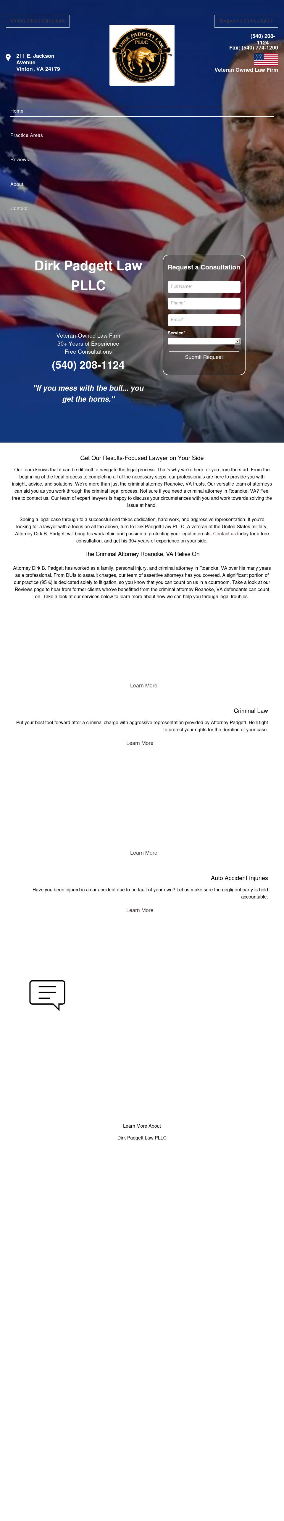 Dirk Padgett Law PLLC - Roanoke VA Lawyers