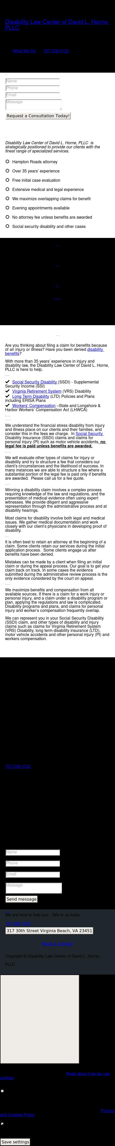 Disability Law Center - Virginia Beach VA Lawyers