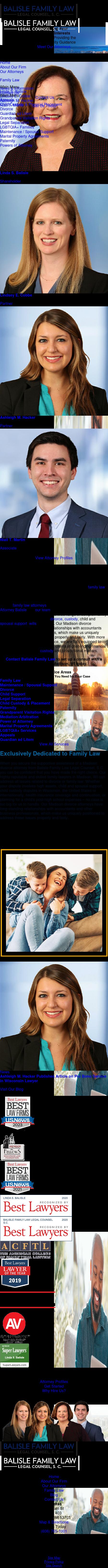 Balisle Family Law Legal Counsel, S.C. - Madison WI Lawyers